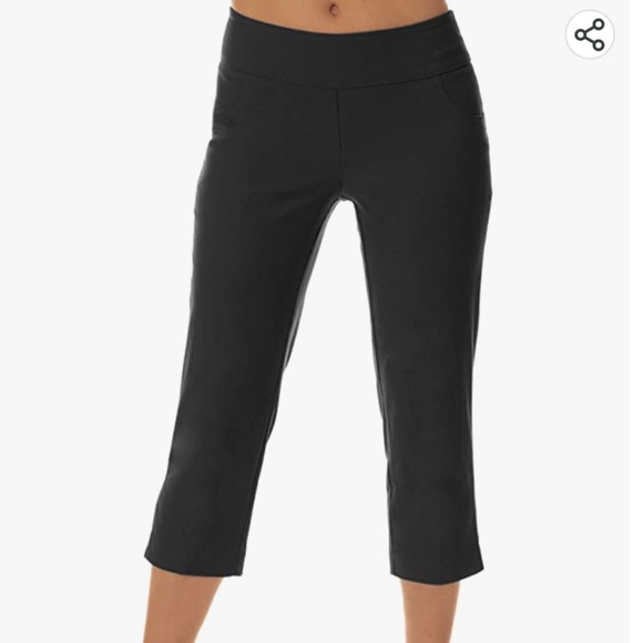 LIOR PARIS JESS Women’s Straight Leg Capri, 360 Degree Control Top Lining, 6 - Picture 1 of 9